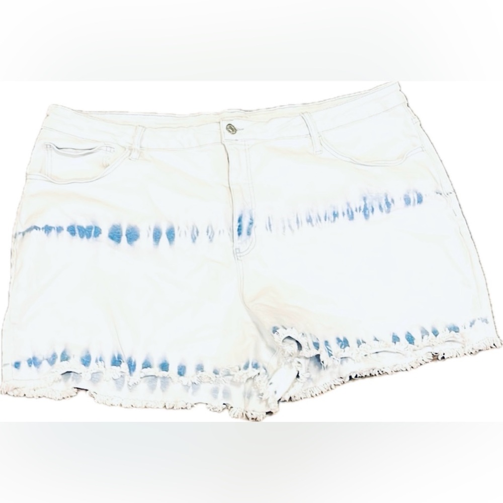 Ava & Viv tie-dye jean shorts size 26